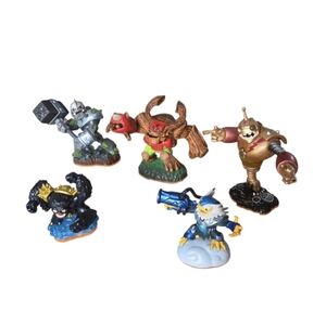 Lot‎ of 5 Skylanders Giants Activision Adventure Figures PS3 PS4 Wii Xbox 3D